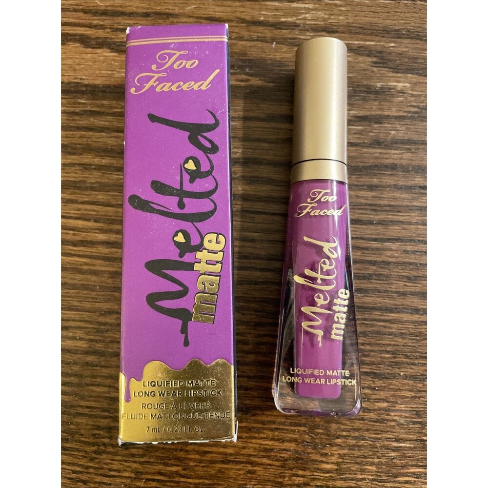 Too Faced Melted Matte Unicorn Liquid Lipstick 0.23 oz NIB Purple Discontinued